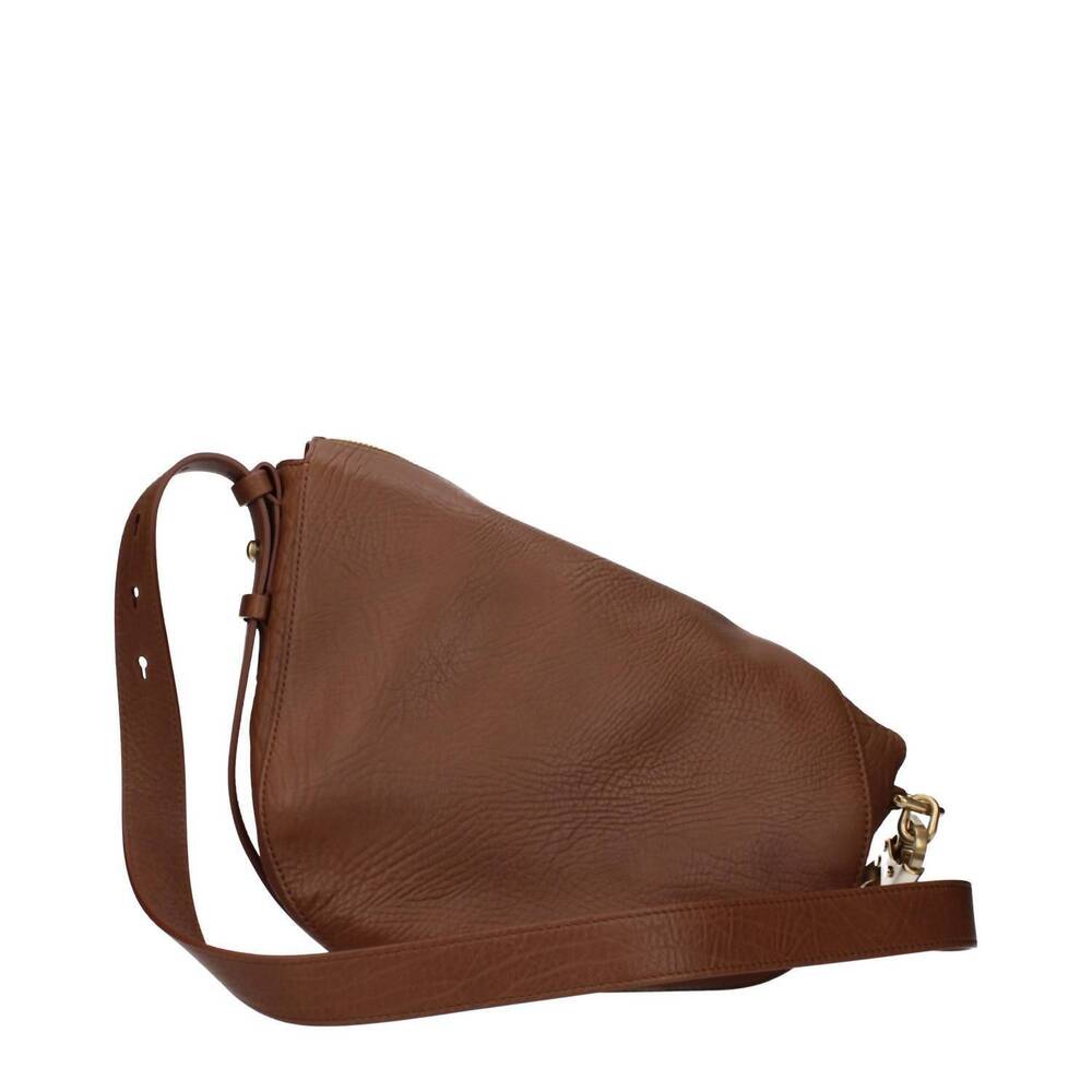 NEW BURBERRY women's leather crossbody bag in brown - Picture 3 of 3